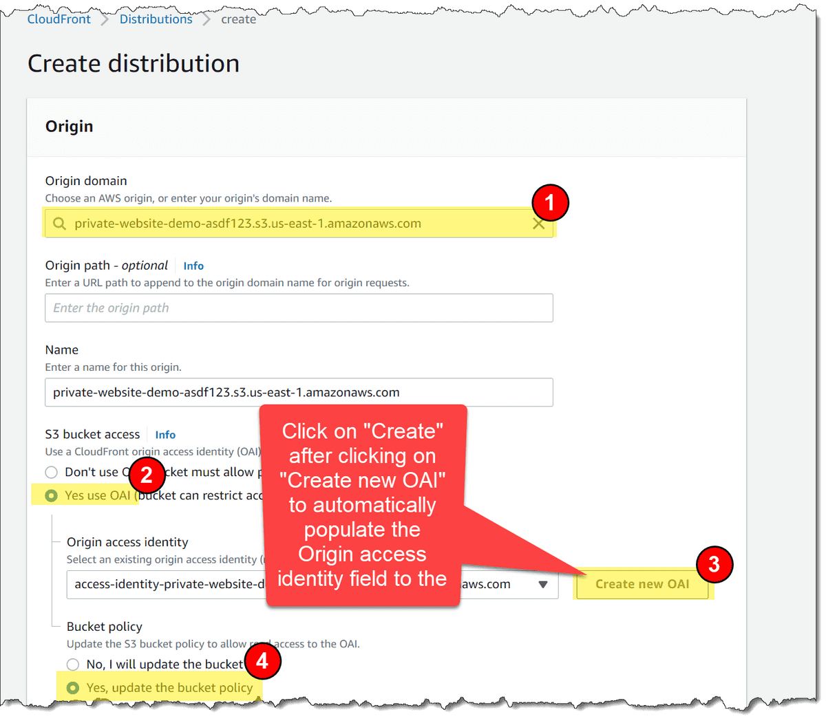 CloudFront Options Part 1